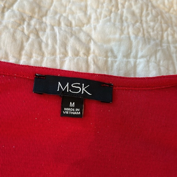 MSK Wrap Around Top Sz M - Picture 9 of 11